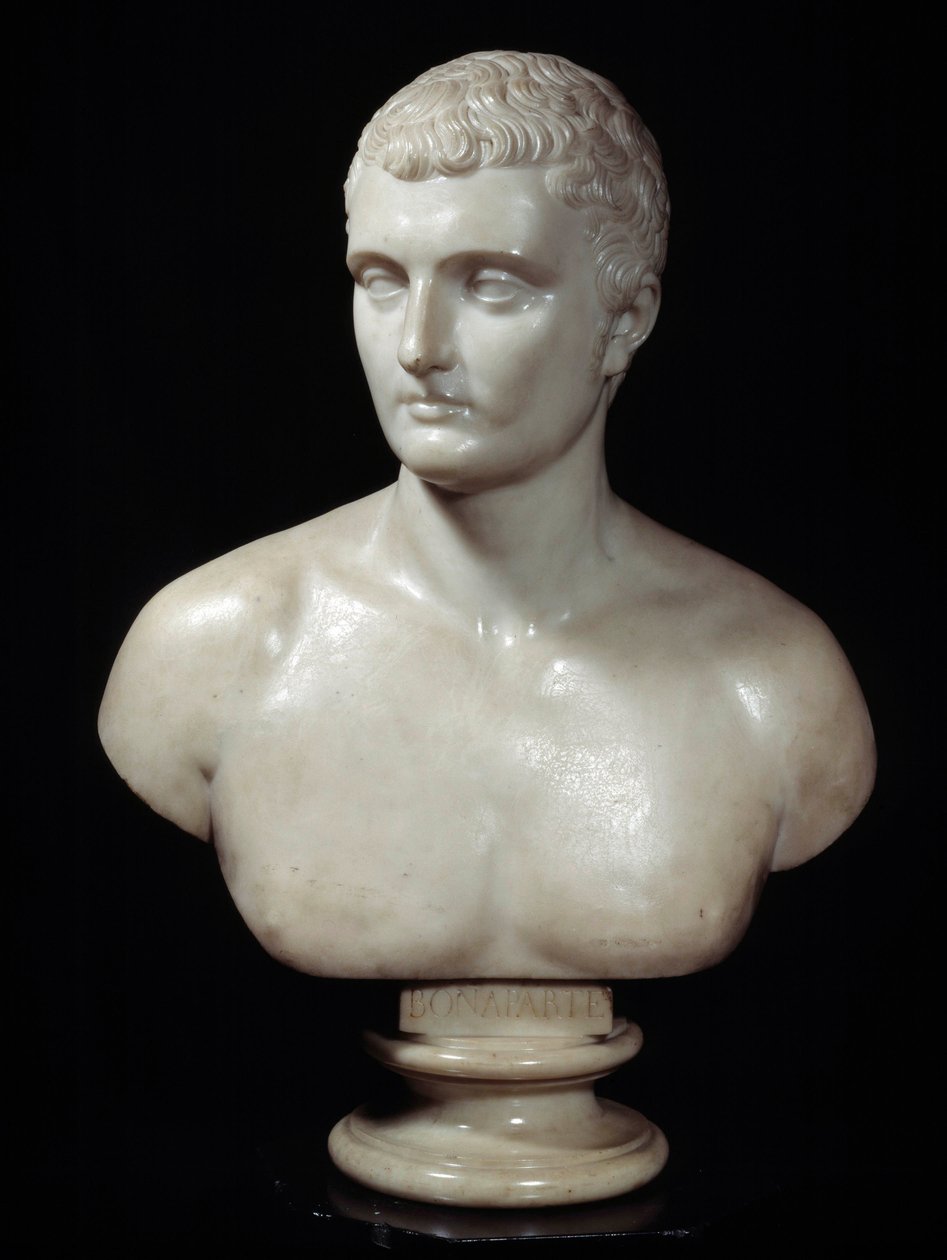Joseph Charles Marinin (1759-1834) Napoleon Marble -veistoksen isän Charles Marie Bonaparten (1746-1785) rintakuva 1800-luvun Pariisi, Thiersin säätiö tekijältä Joseph Charles Marin