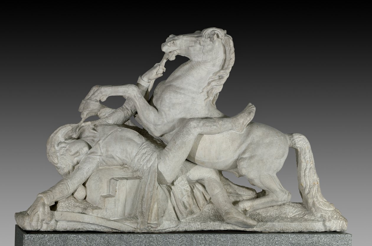 Kenraali Louis Charles Antoine Desaix kuoli Marengon taistelussa 14. kesäkuuta 1800 tekijältä Joseph Chinard
