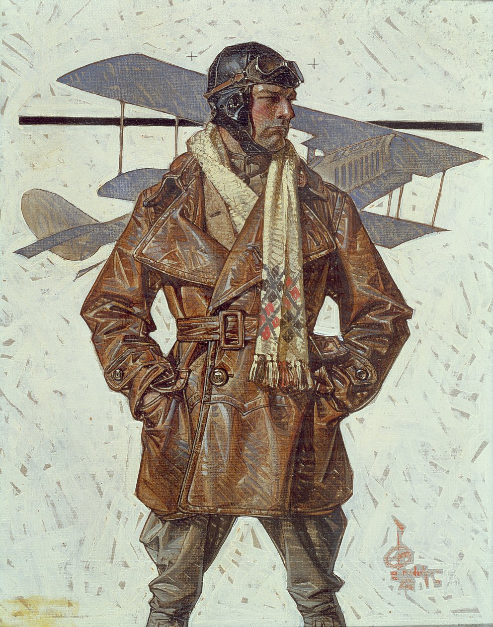 Ilmavoimien lentäjä tekijältä Joseph Christian Leyendecker