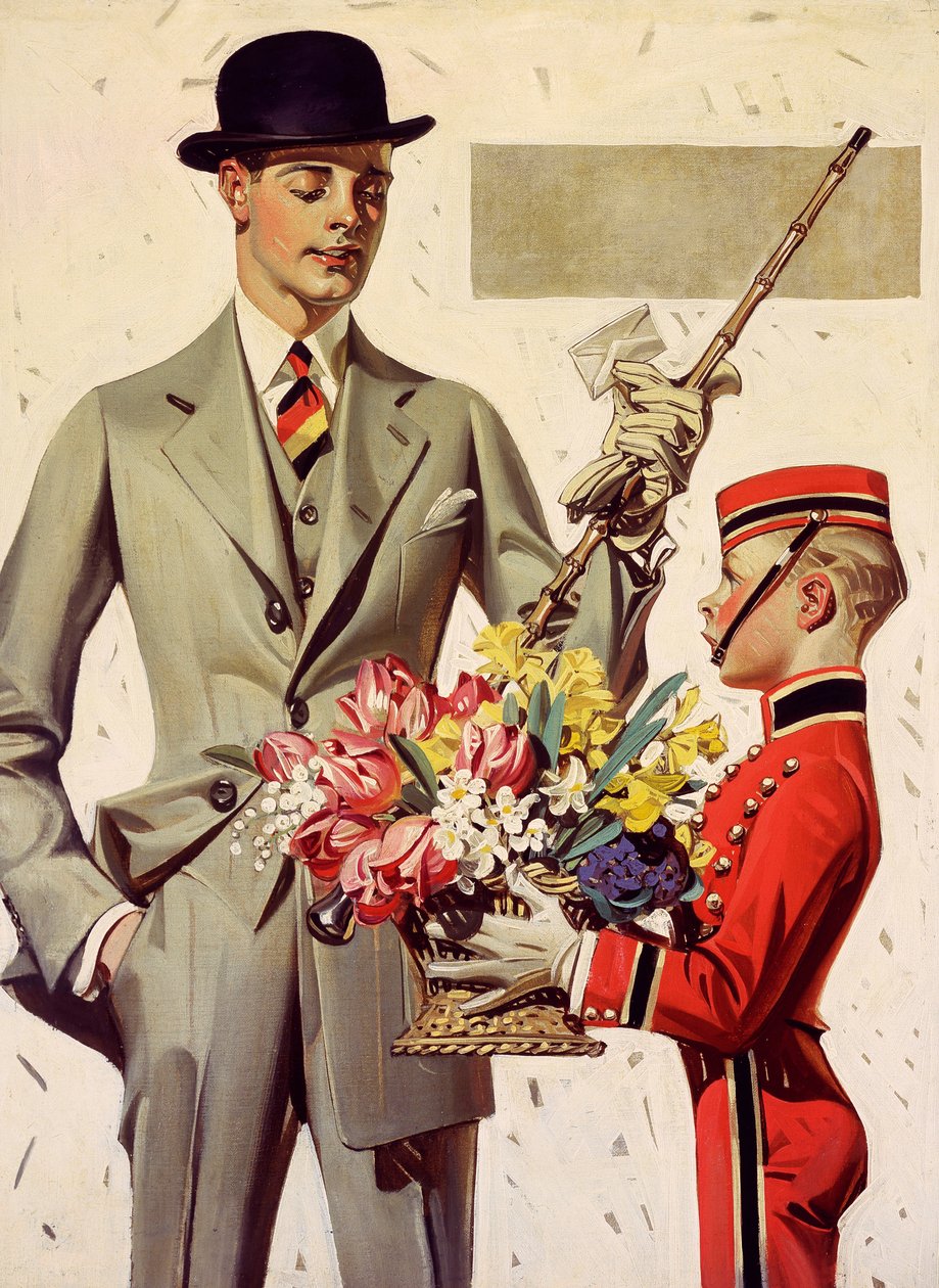 Kukkia rouvalle tekijältä Joseph Christian Leyendecker