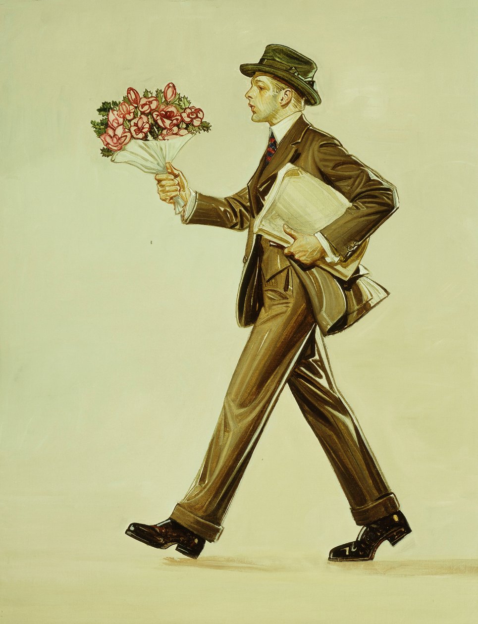 Kukkakimppu tekijältä Joseph Christian Leyendecker