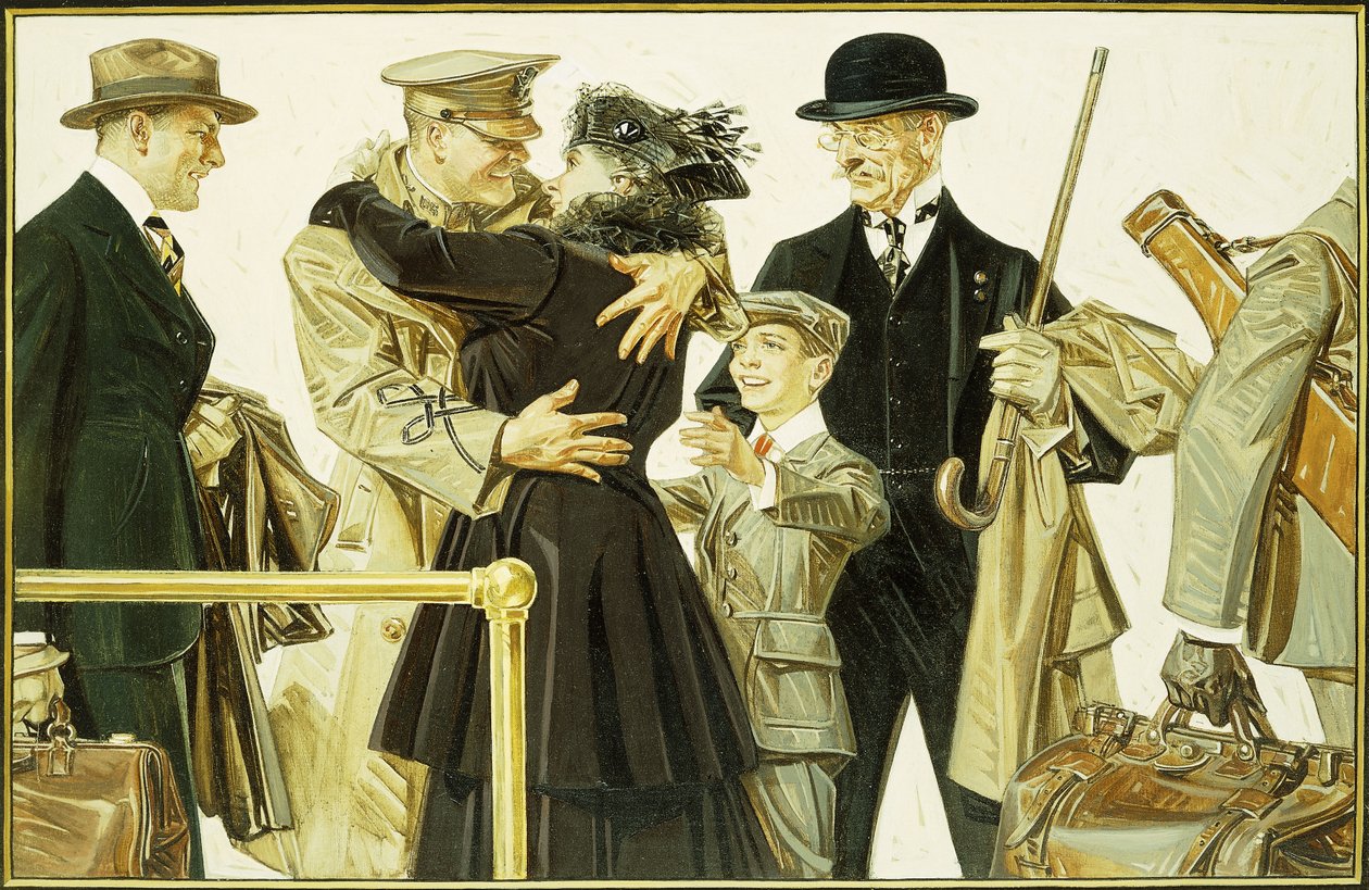 Kotiinpaluu tekijältä Joseph Christian Leyendecker