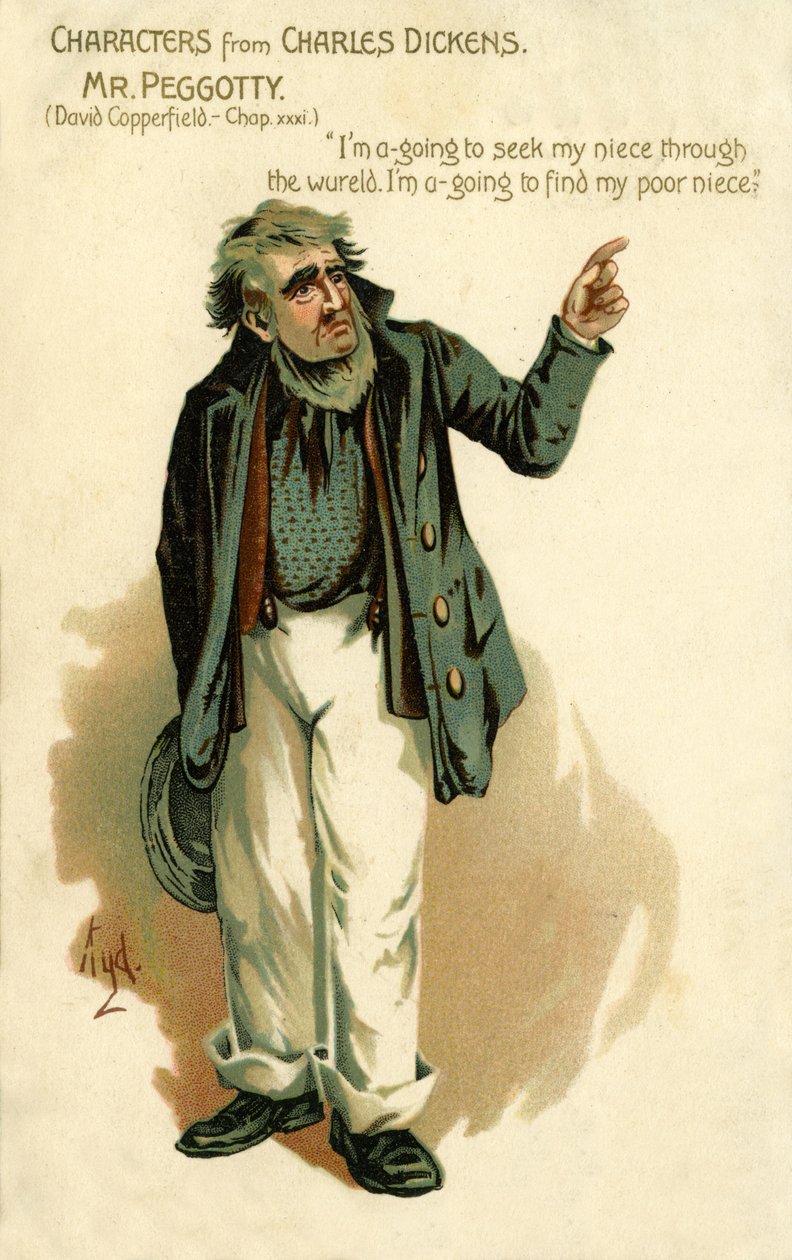 Charles Dickensin romaani "David Copperfield" tekijältä Joseph Clayton  Clarke