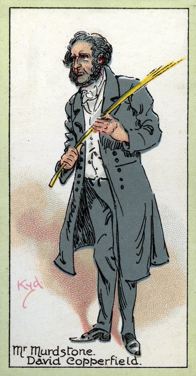 Mr. Murdstone, Charles Dickensin David Copperfieldistä, 1923 tekijältä Joseph Clayton Clarke