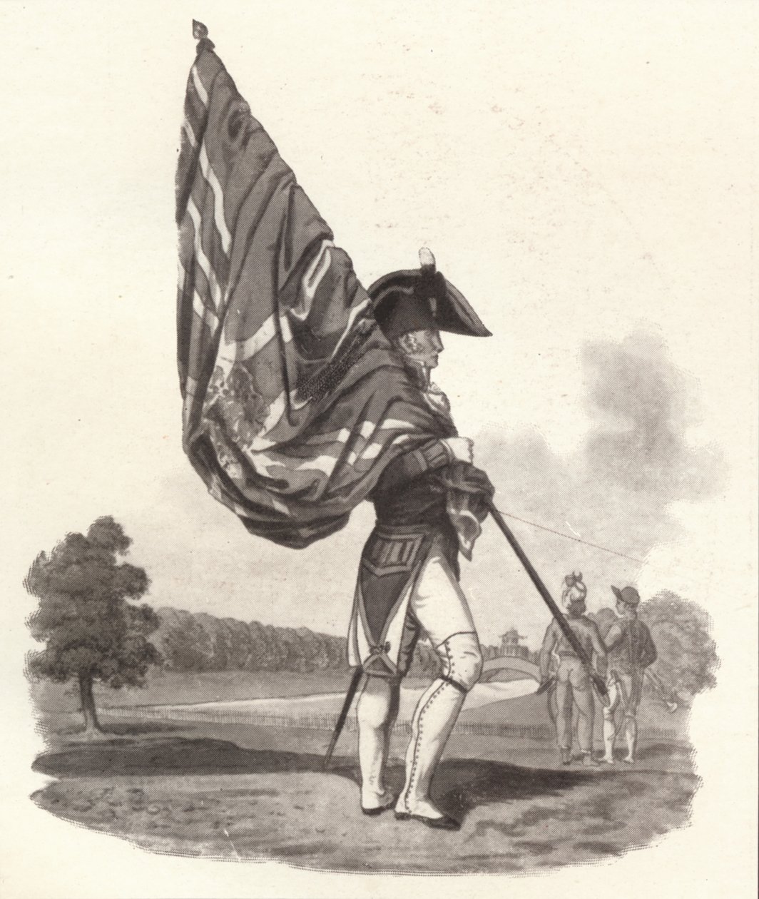 Vartijoiden upseeri täydessä pukeutumisessa, c1812 1909 tekijältä Joseph Constantine Stadler
