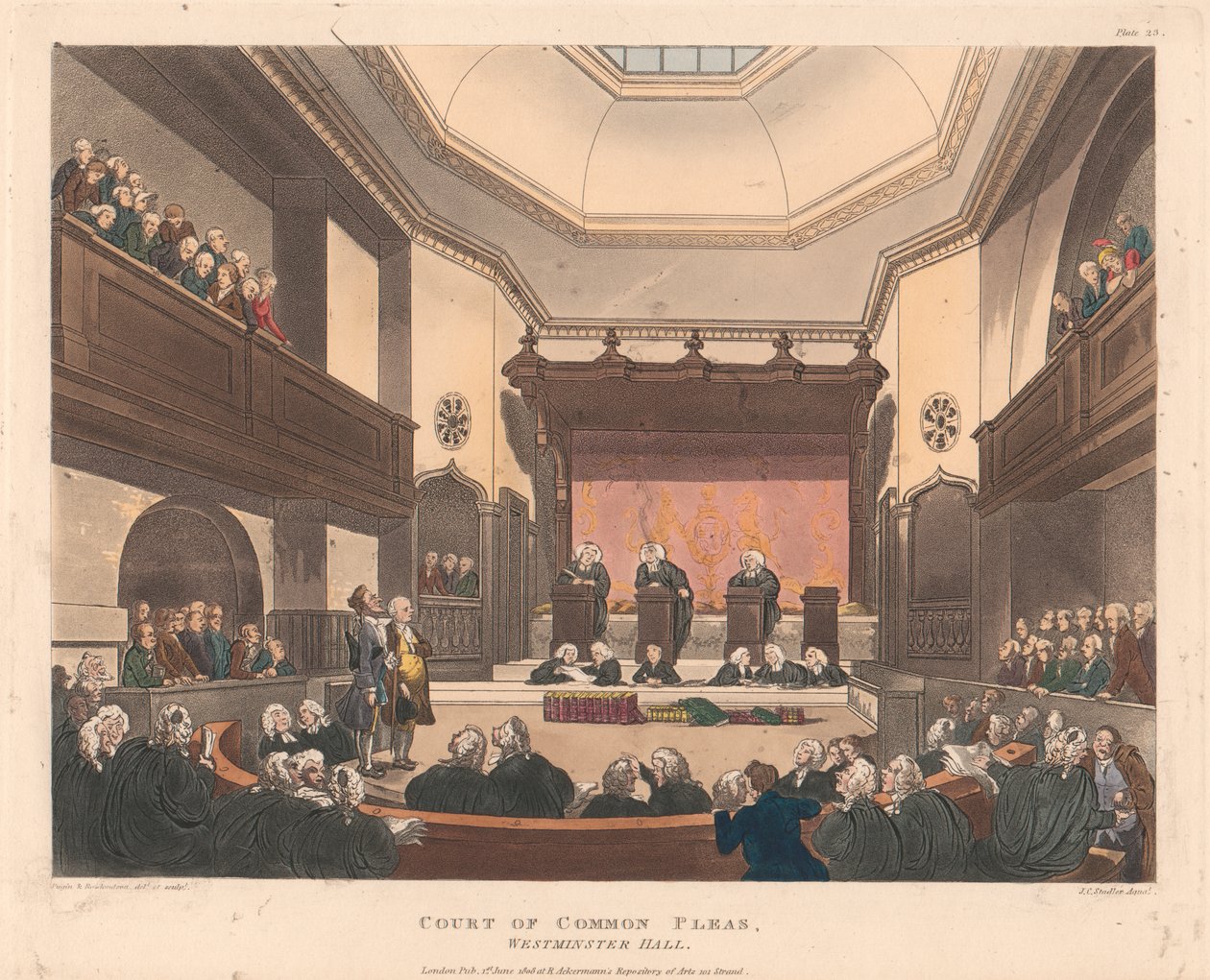 Court of Common Pleas, Westminster Hall tekijältä Joseph Constantine Stadler
