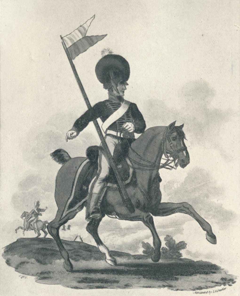 Royal Artillery Mounted Rockett Corps, 1812-1815 1909 tekijältä Joseph Constantine Stadler