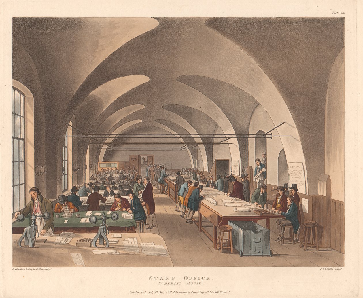 Leimatoimisto, Somerset House tekijältä Joseph Constantine Stadler