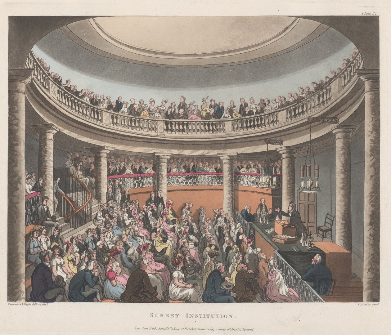 Surrey Institution, 1. syyskuuta 1809, 1. syyskuuta 1809. tekijältä Joseph Constantine Stadler