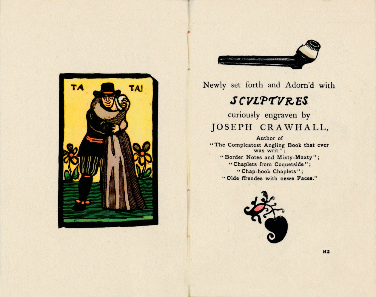 Chap-kirjan tyylin ensimmäinen herätys, 1885, 1946 tekijältä Joseph Crawhall