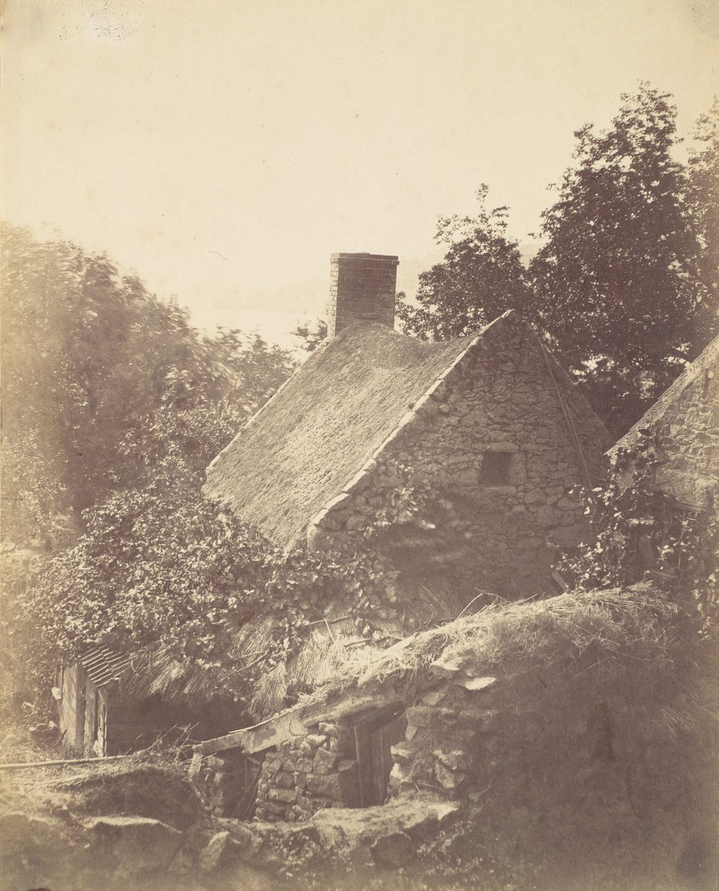 Mökki Jerseyssä, 1855. tekijältä Joseph Cundall