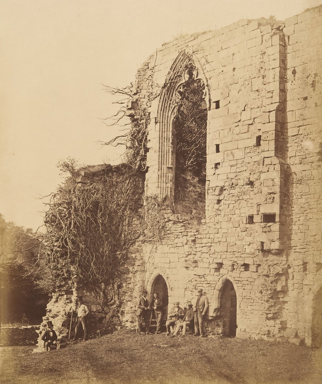 Easy Abbey. Idästä, 1850-luvulta. tekijältä Joseph Cundall