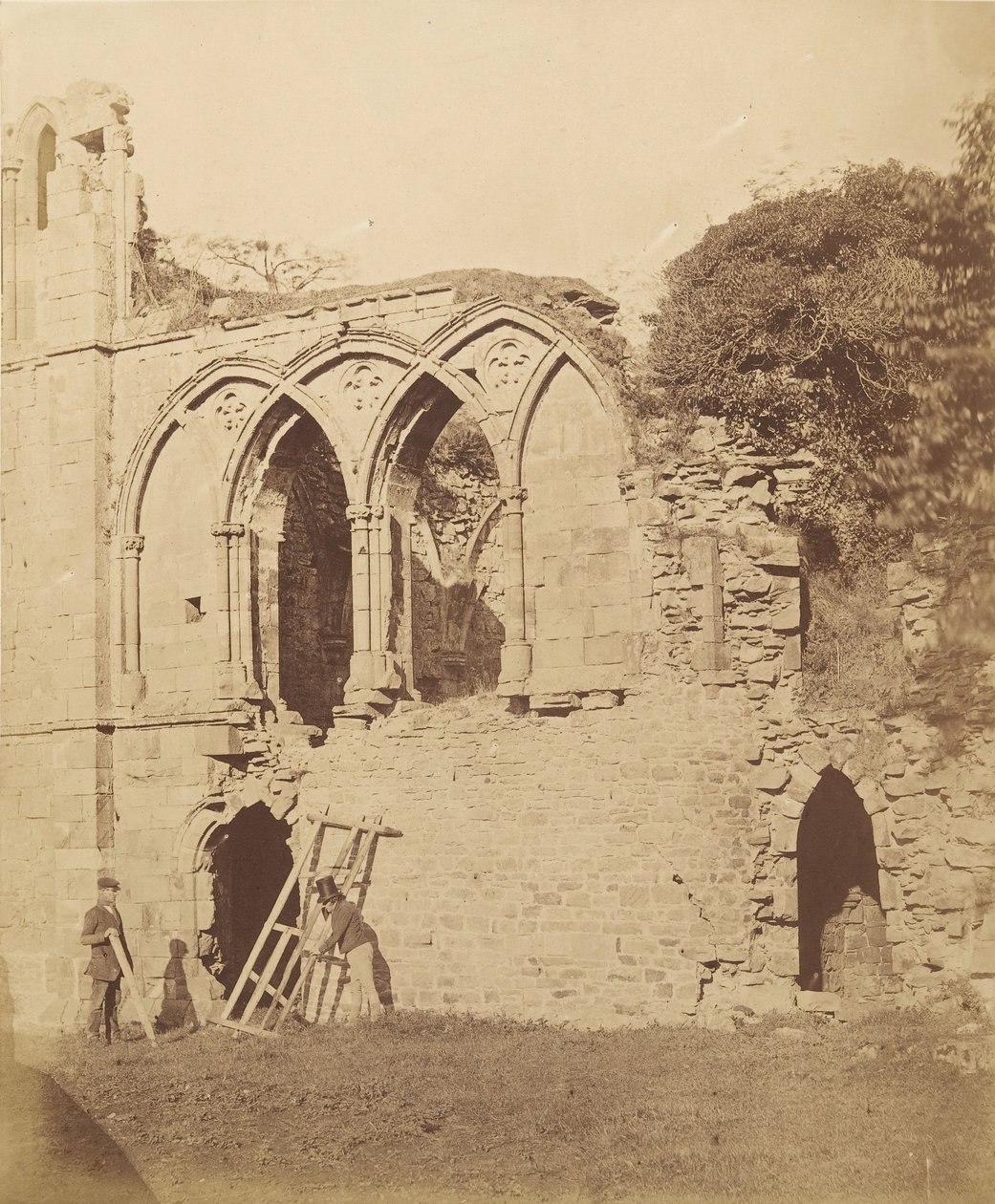 Easy Abbey. Ruokasali, 1850-luku. tekijältä Joseph Cundall