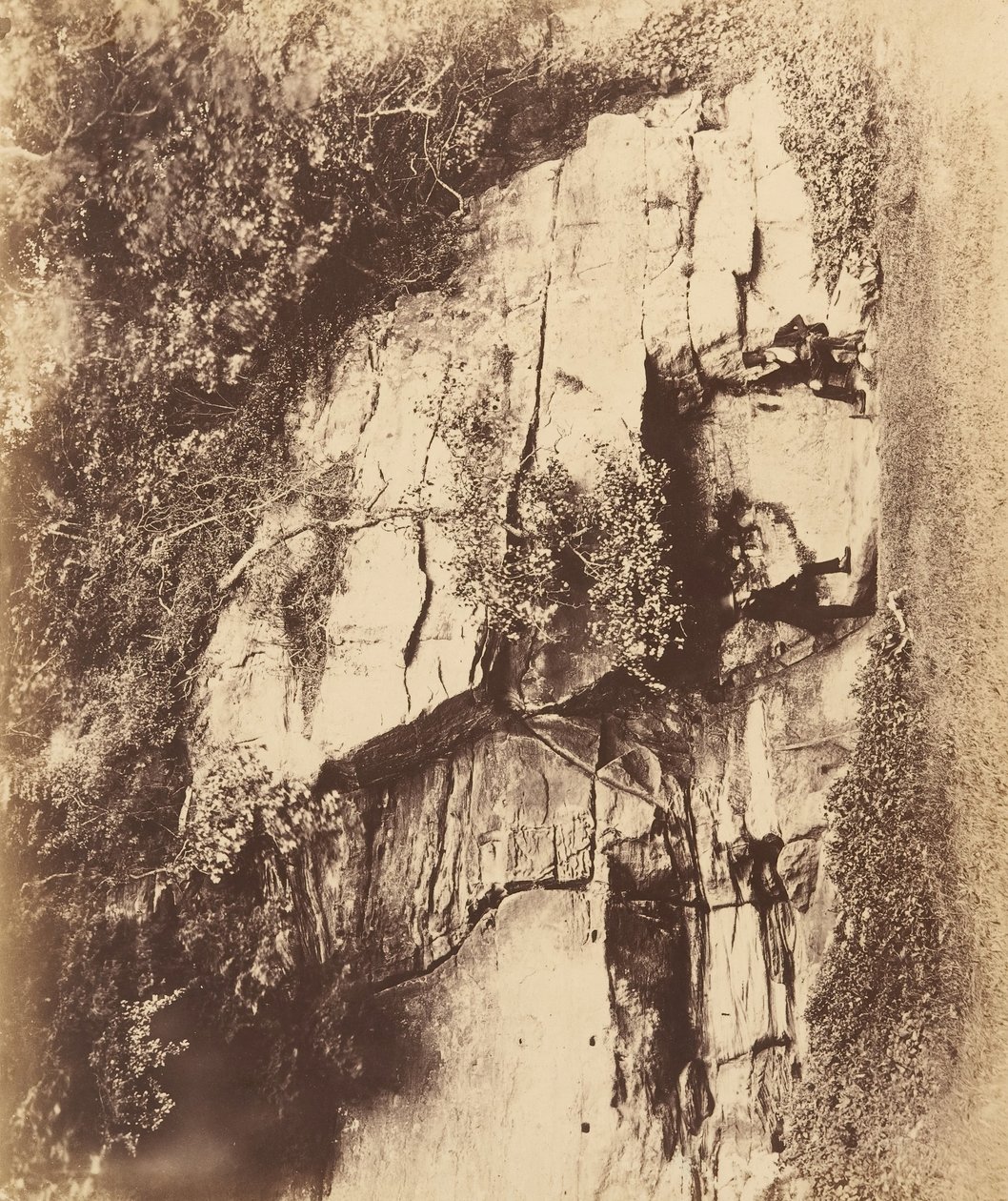 Fountains Abbey. Kaikukivi, 1850-luku. tekijältä Joseph Cundall