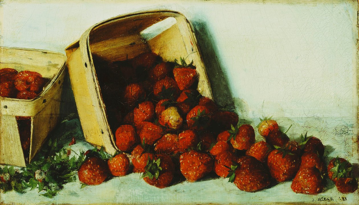 Mansikkakori, 1883 tekijältä Joseph Decker