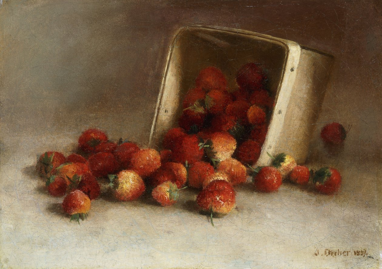 Mansikkalaatikko, 1897 tekijältä Joseph Decker