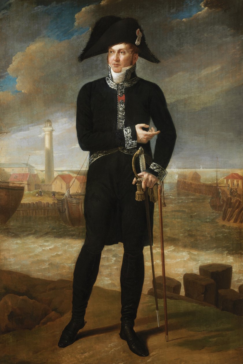 Bernard-Francoisin, Marquis de Chauvelinin muotokuva (öljy kankaalle) tekijältä Joseph Denis Odevaere