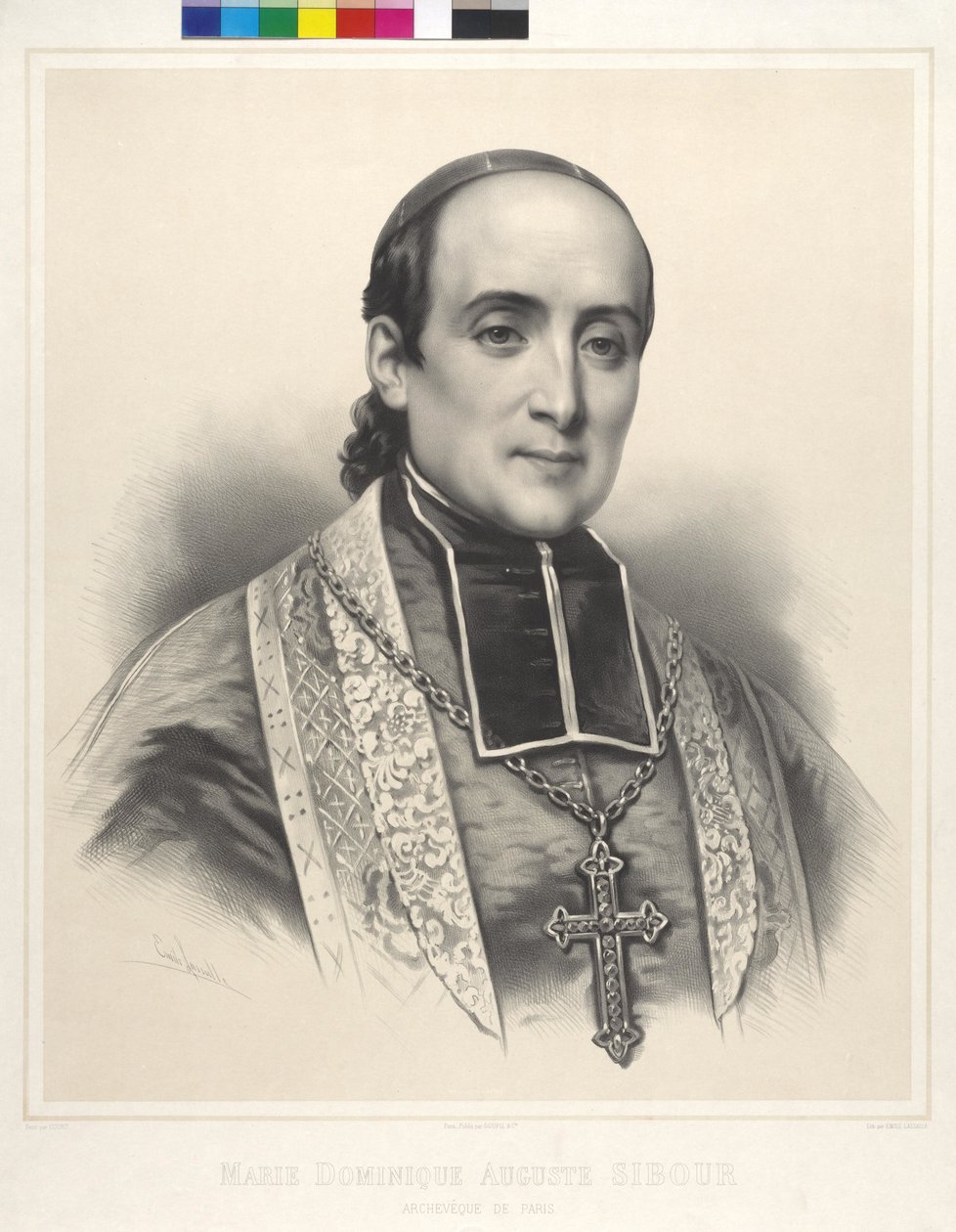 Marie Dominique Auguste Sibour tekijältä Joseph Desire Court