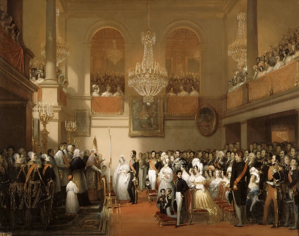 Belgialaisten Leopold I:n ja Orléansin prinsessa Louisen avioliitto Château de Compiègnessa, Au tekijältä Joseph Desire Court