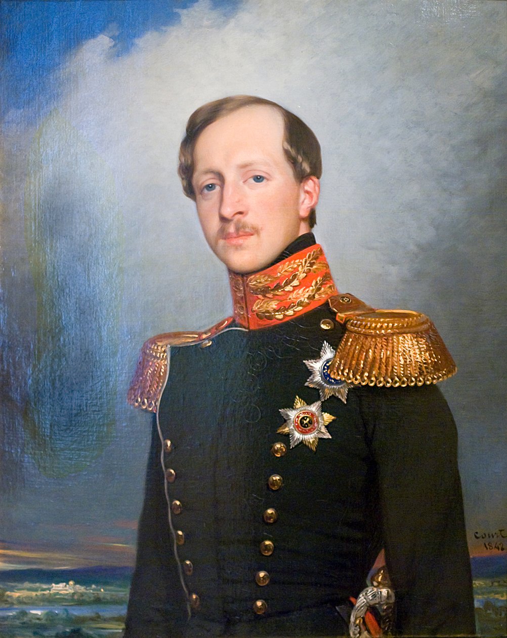 Oldenburgin herttua Pietarin muotokuva, 1842. tekijältä Joseph Desire Court