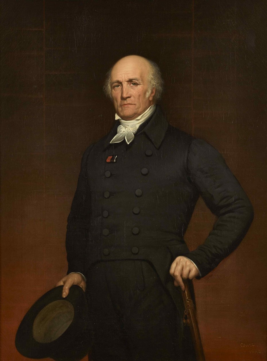 Pierre Francois Leonard Fontainen muotokuva 1762-1853. tekijältä Joseph Desire Court