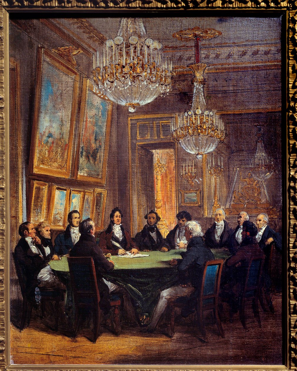 Orléansin herttua allekirjoitti valtakunnan kenraaliluutnantin julistuksen 31.7.1830 kuninkaallisessa palatsissa Louis Philippe d