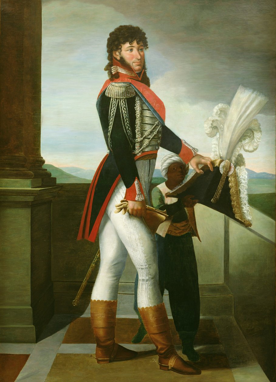 Joachim Murat (1767-1815) kaartin everstin univormussa, 1813 tekijältä Joseph Dionysius Odevaere