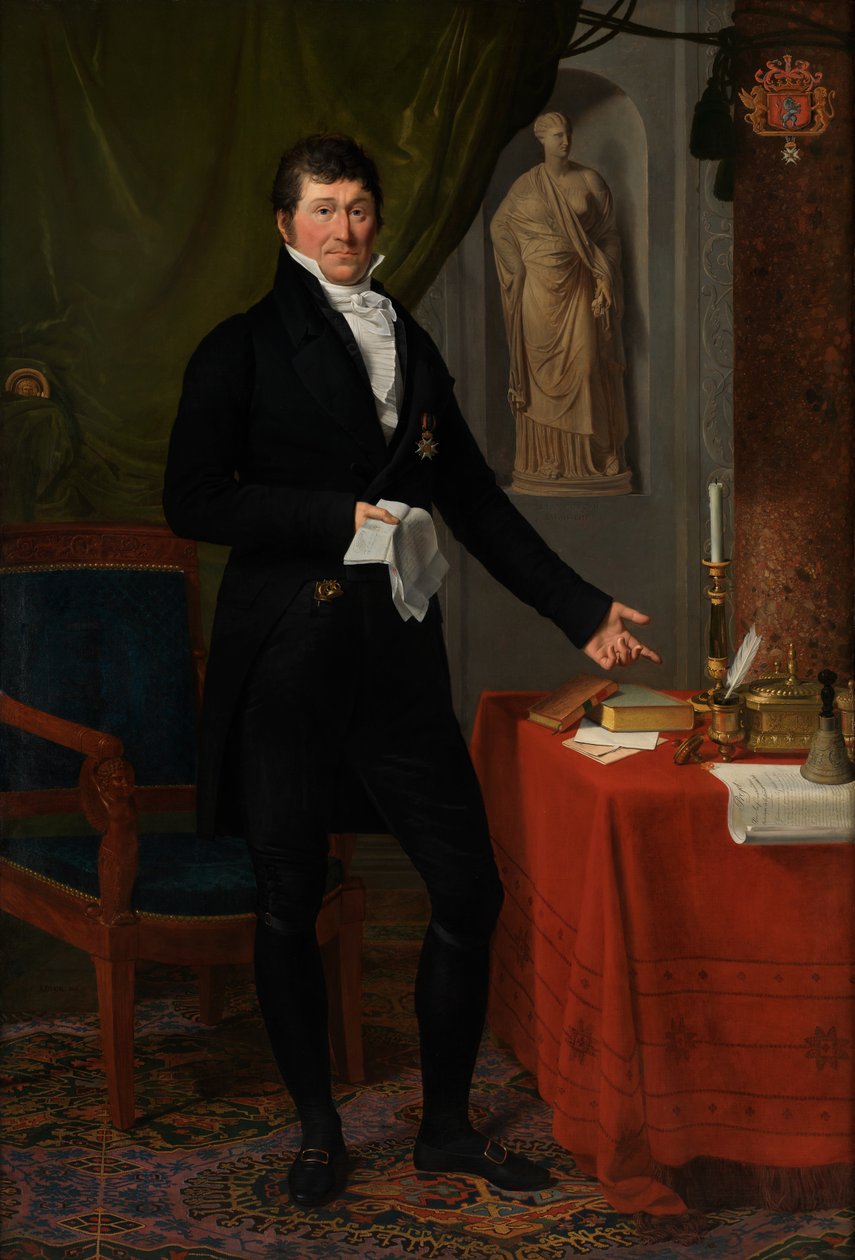 Paroni Charles-Louis de Keverberg de Kesselin muotokuva tekijältä Joseph Ducq