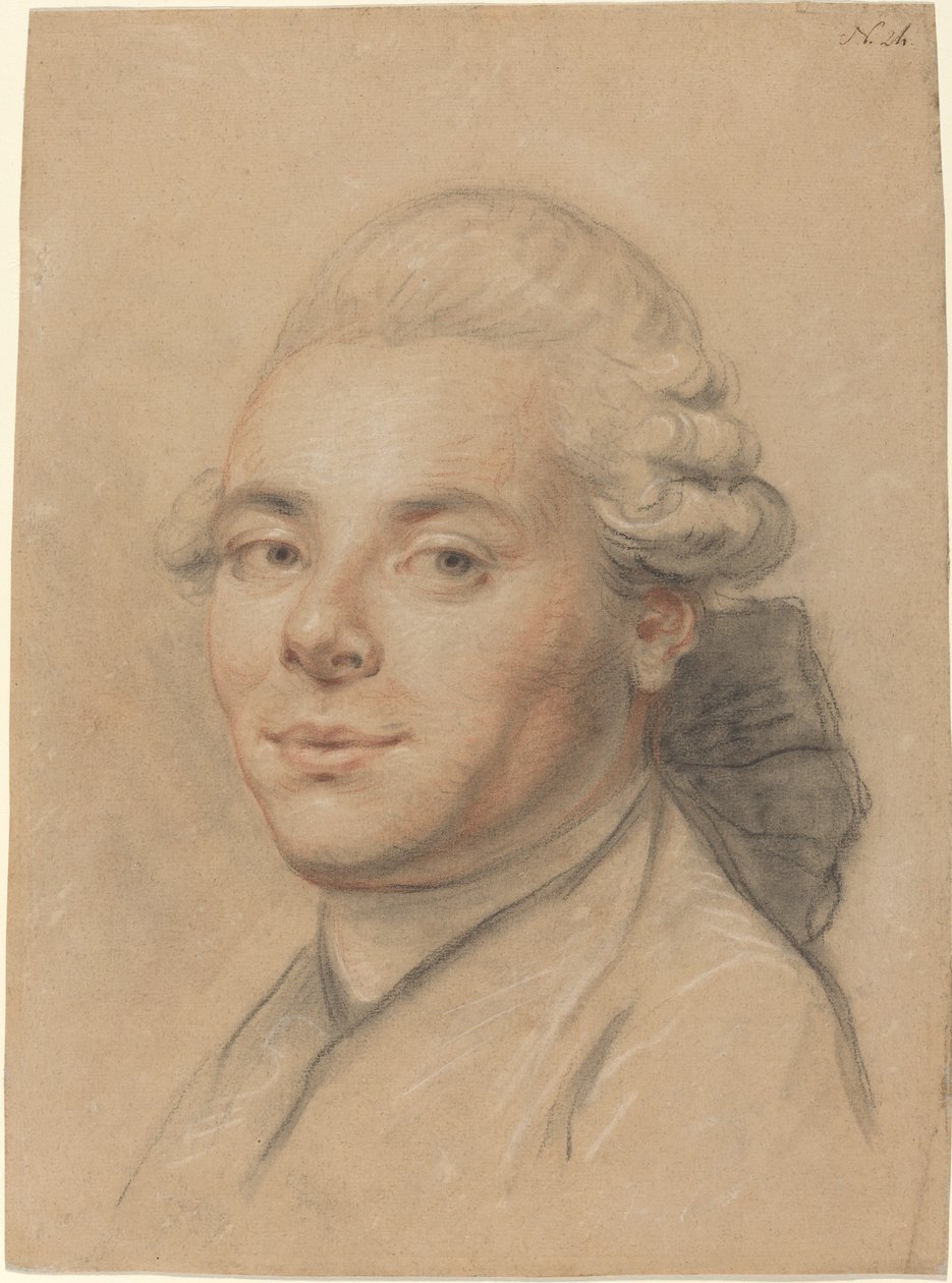 Gentlemanin johtaja [recto] tekijältä Joseph Ducreux