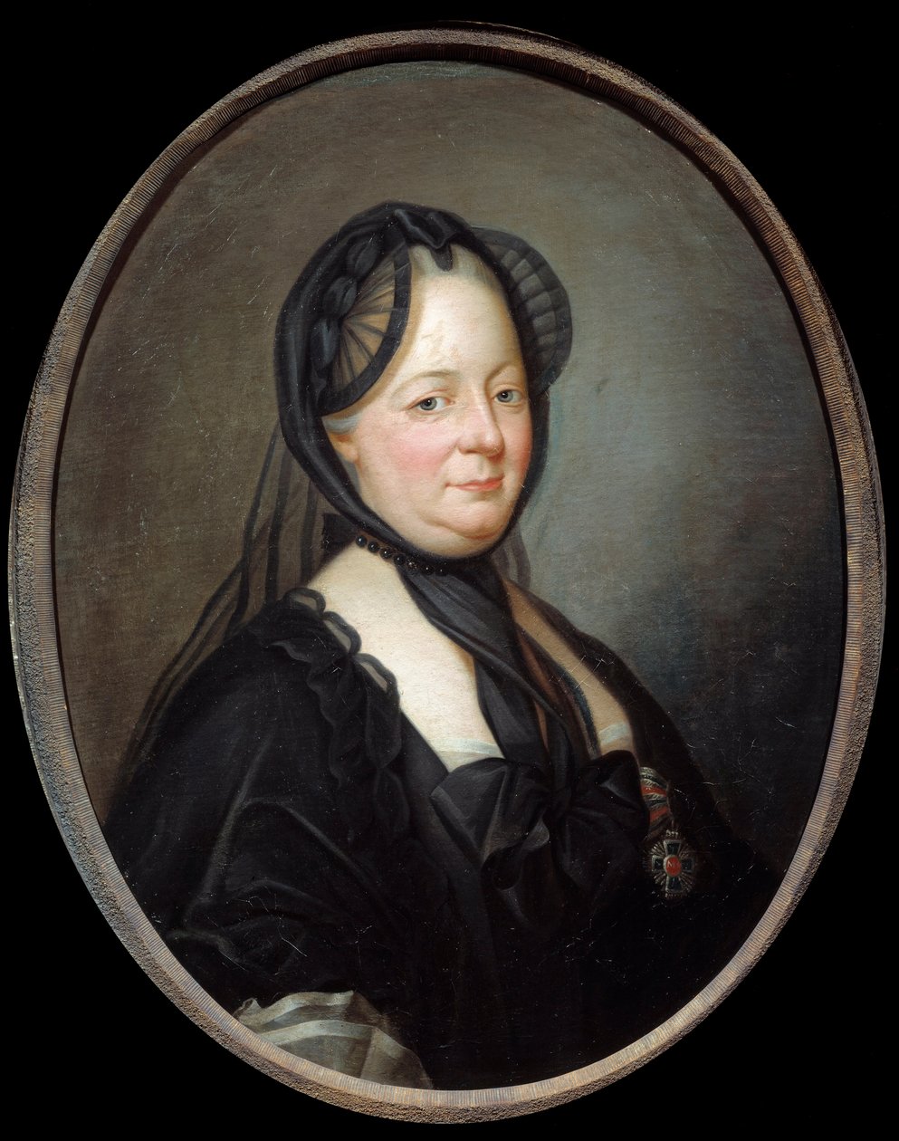 Muotokuva Marie Theresestä Itävallasta (1717-1780), Imperatrice Unkarin kuningattaresta ja Joseph Ducreux