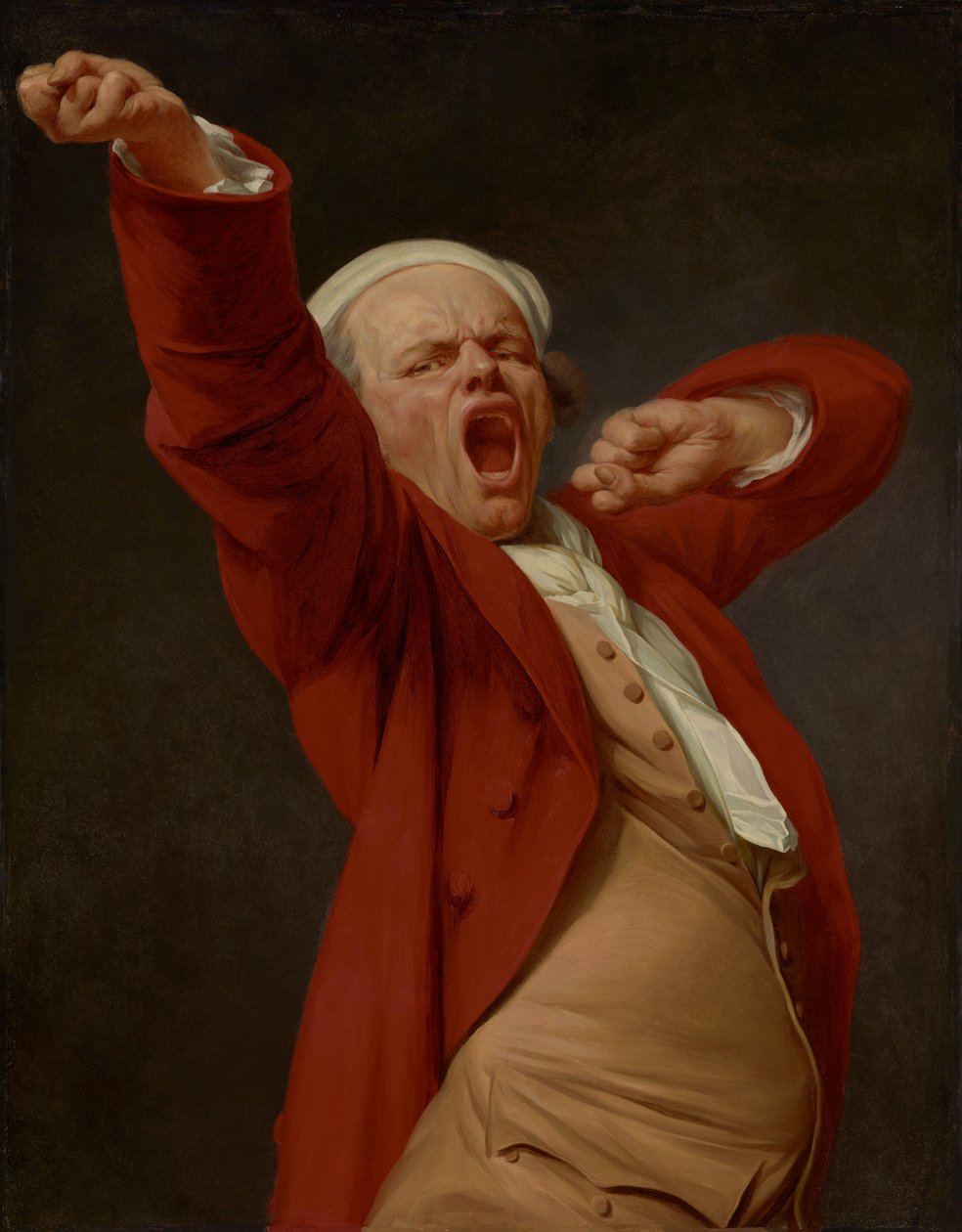 Omakuva, haukottelu tekijältä Joseph Ducreux