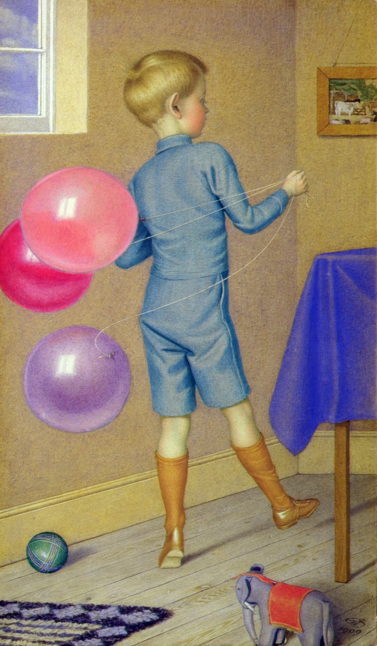 Ilmapalloja myytävänä tekijältä Joseph Edward Southall