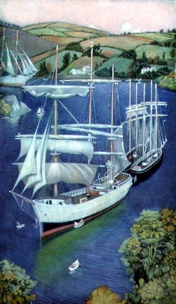 Brigs Foweyssa, Cornwallissa tekijältä Joseph Edward Southall