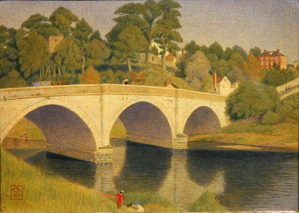 Dinham Bridge, Ludlow tekijältä Joseph Edward Southall