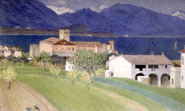 Välimeren maisema tekijältä Joseph Edward Southall