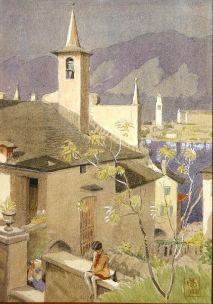 Pohjois-Italian kaupunkikuva tekijältä Joseph Edward Southall