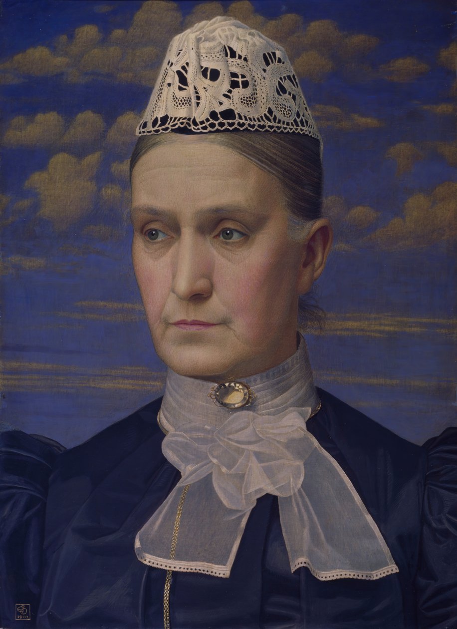 Taiteilijan äidin muotokuva, 1902. tekijältä Joseph Edward Southall