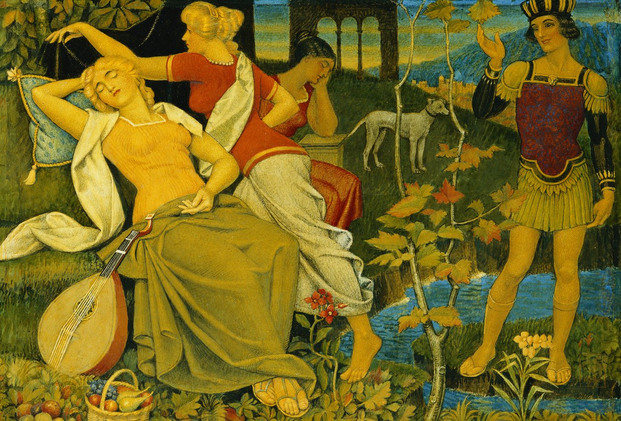 Nukkuva Kaunotar tekijältä Joseph Edward Southall