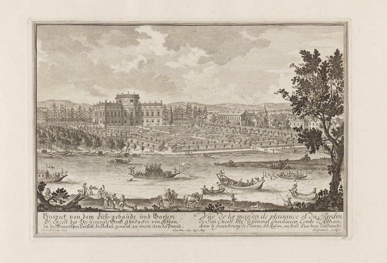 Palais Althan Wienissä, 1719. tekijältä Joseph Emanuel Fischer von Erlach
