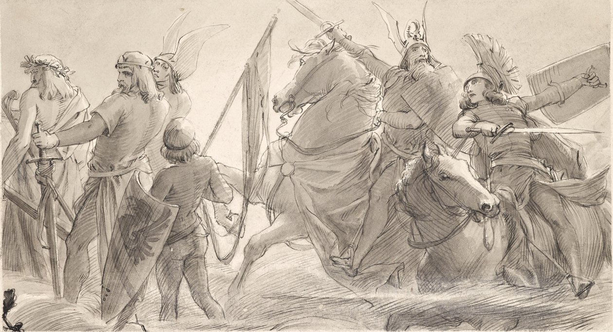 Teutonit lähtevät taisteluun tekijältä Joseph Eugen Hörwarter