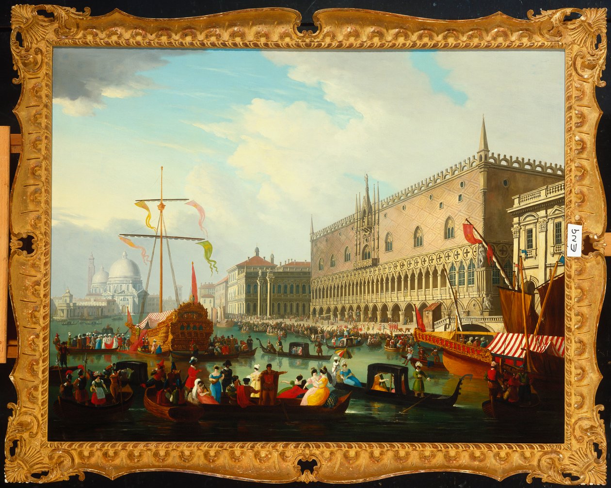 Bacino di San Marco, Venetsia, karnevaalien kanssa tekijältä Joseph F. Ellis