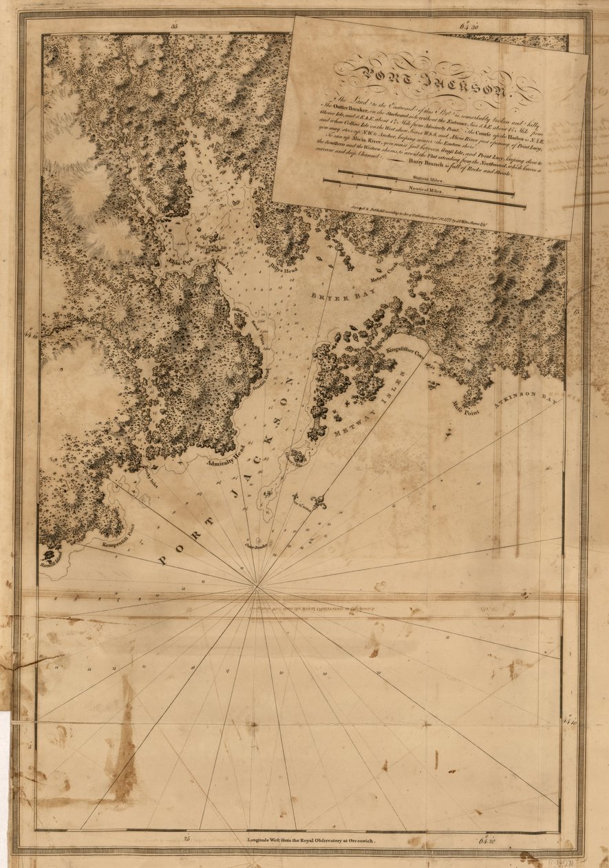 The Atlantic Neptune, julkaistu Ison-Britannian kuninkaallisen laivaston käyttöön, tekijältä Joseph F. W. Des Barres