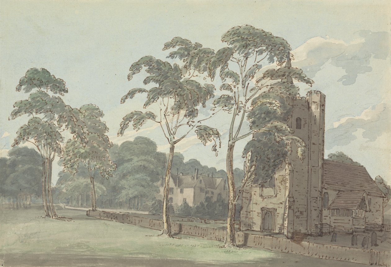 Stansteadin kirkko tekijältä Joseph Farington