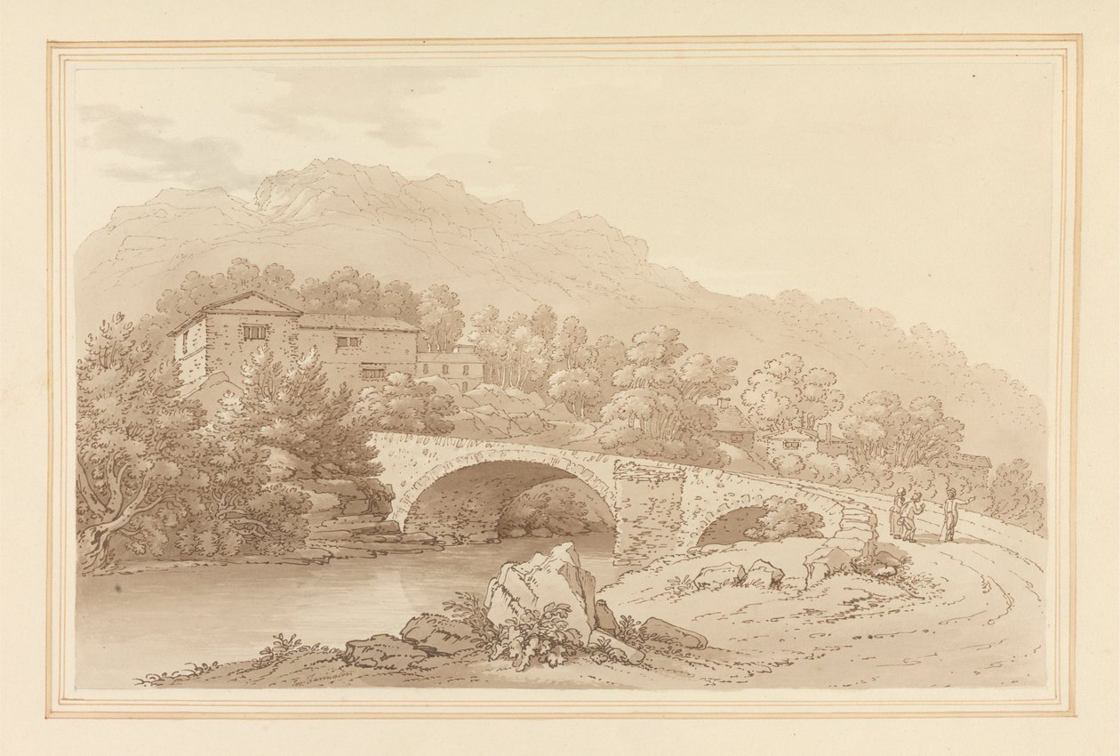 Brathay Bridgefinnish tekijältä Joseph Farington