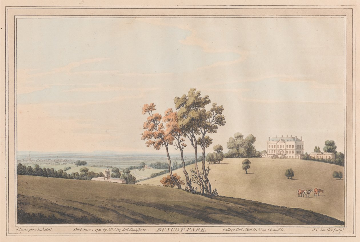 Buscot Park tekijältä Joseph Farington