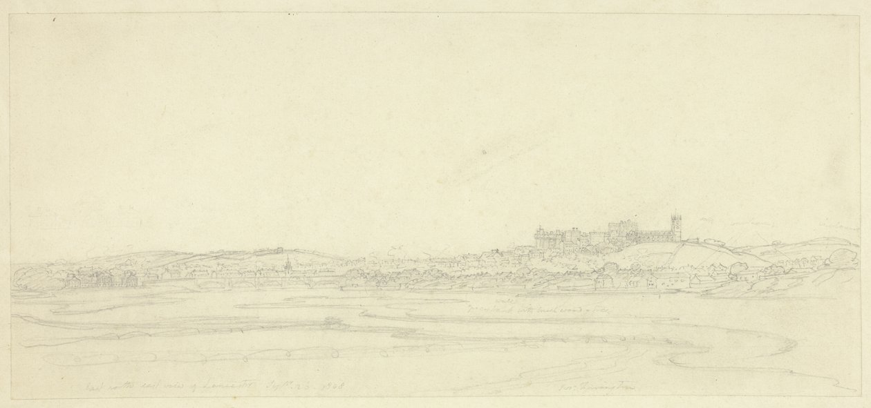 East North East Näkymä Lancaster tekijältä Joseph Farington