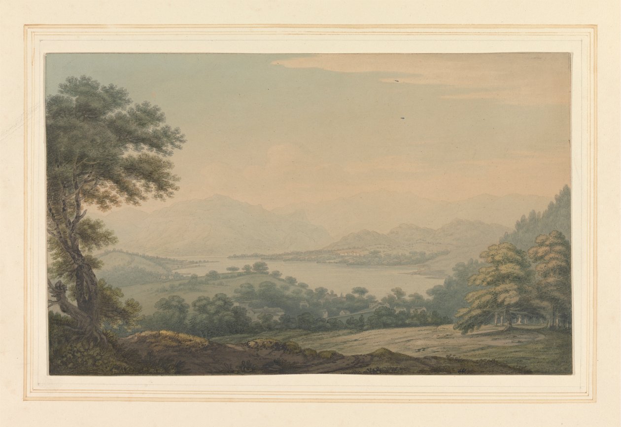 Ullswaterin alaosa tekijältä Joseph Farington