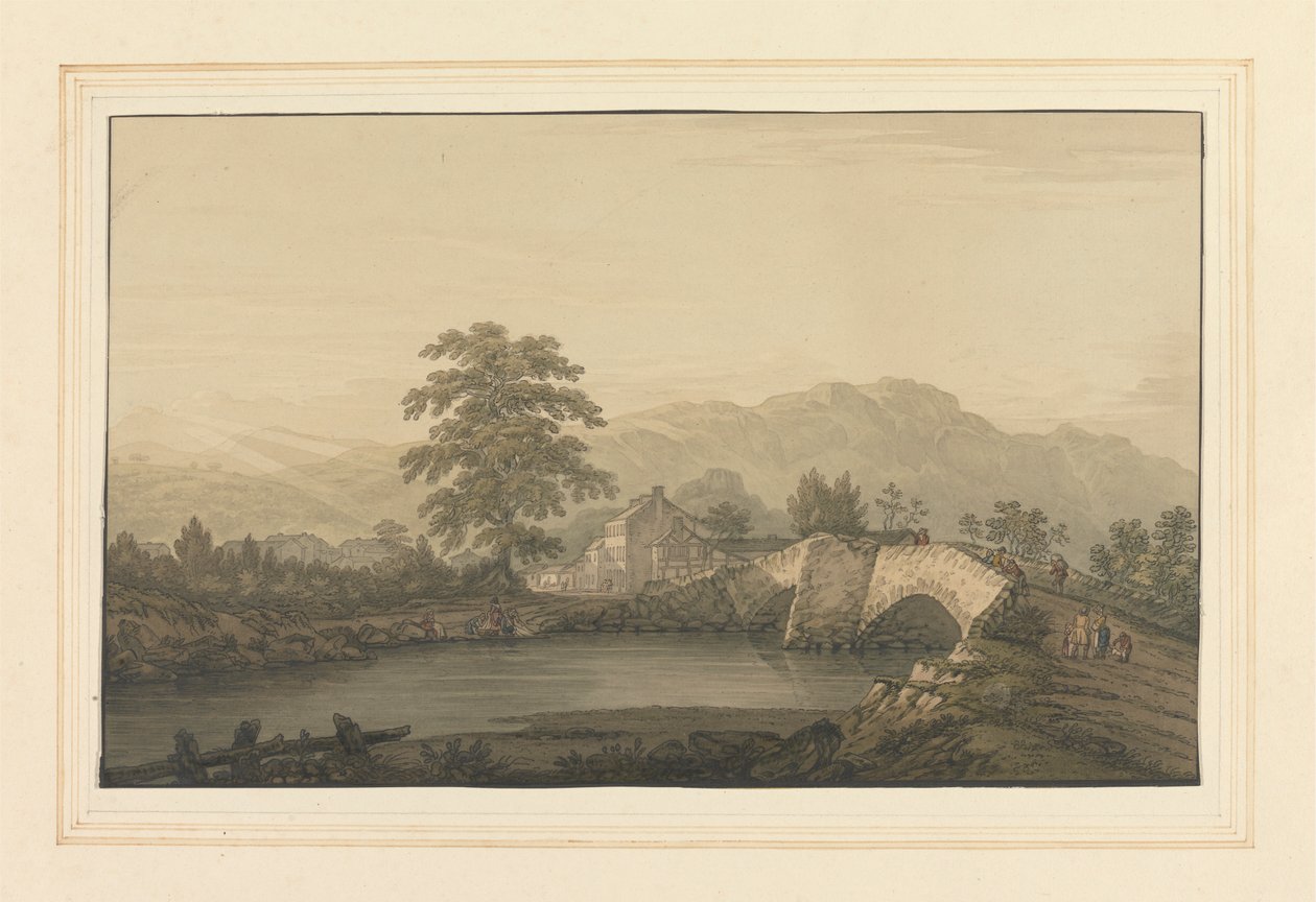 Nro. Sisäänkäynti Keswick & Bridgeen tekijältä Joseph Farington