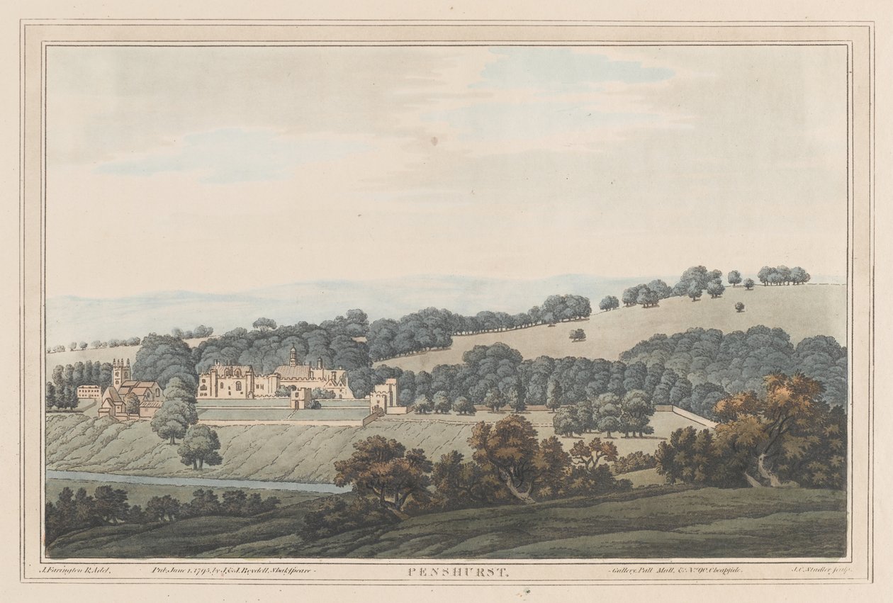 Penshurst tekijältä Joseph Farington