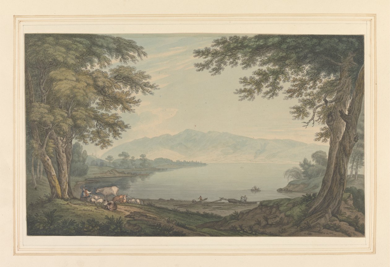 Skiddaw ja Derwent vesi tekijältä Joseph Farington